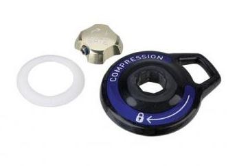 RockShox Compression Knob Kit - Reba/SID Black Box Motion Control (Carbon)