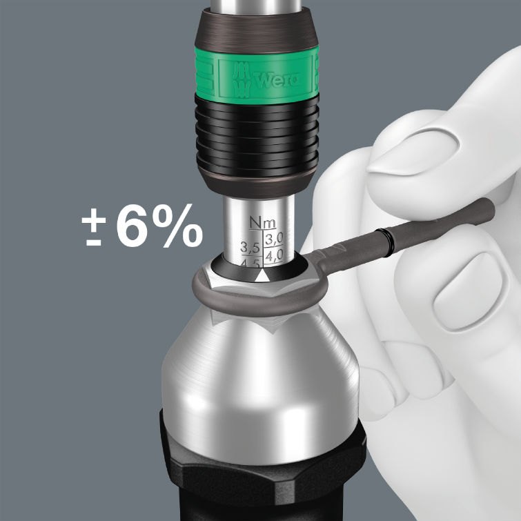 Wera 7443 Kraftform Adjustable Torque Pistol Grip Screwdriver