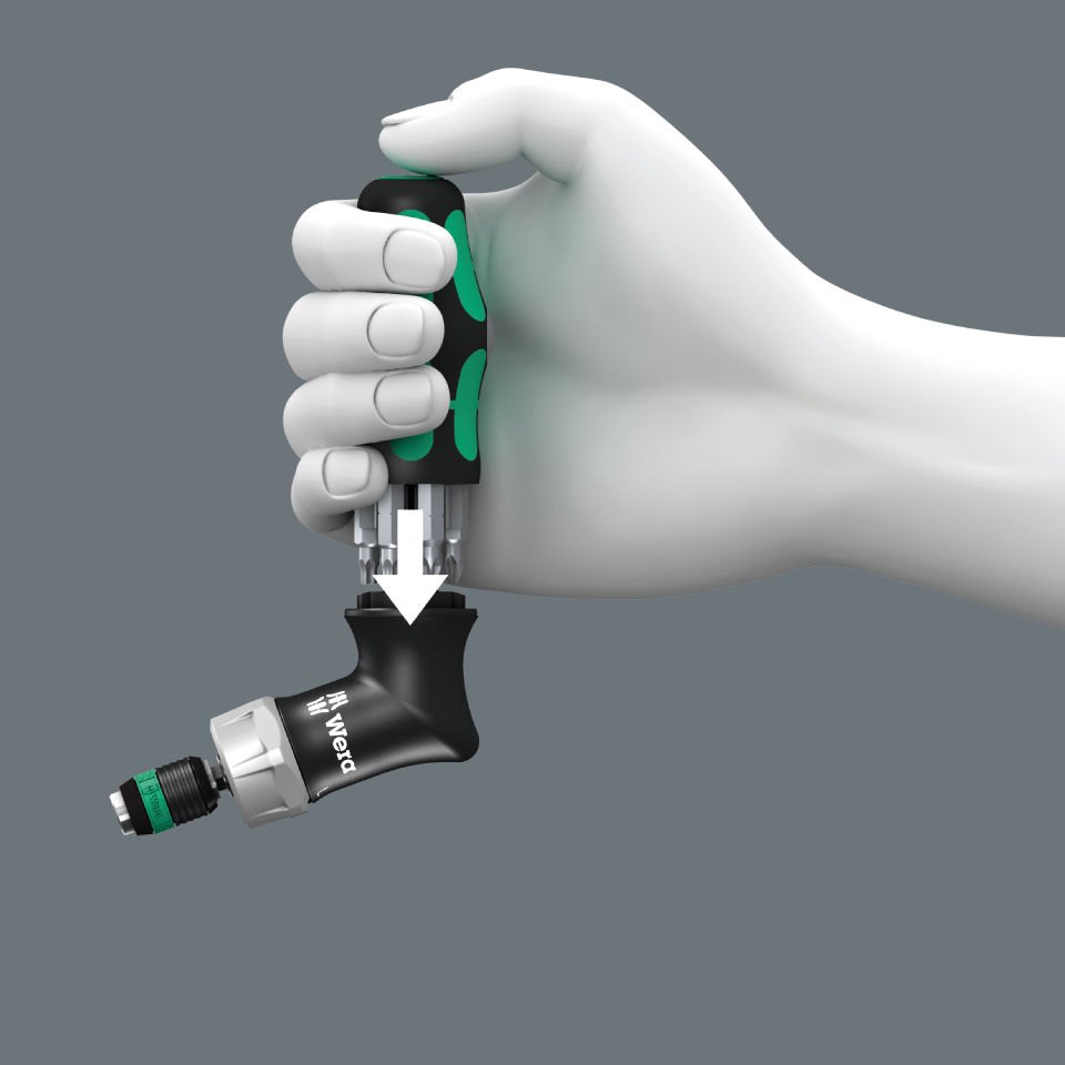 Wera Kraftform Kompakt Pistol RA 4 High Torque Ratcheting Screwdriver