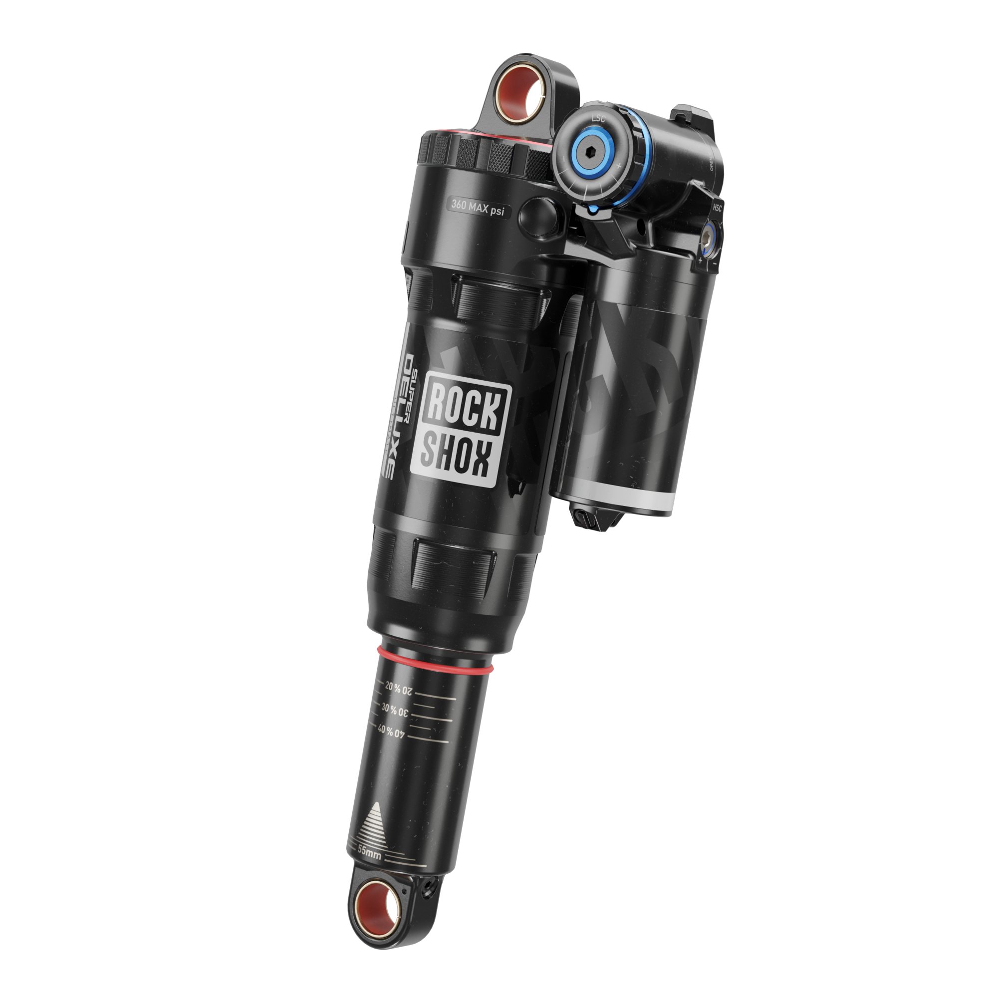 RockShox Super Deluxe Ultimate RC2T Air C2 - 185x55 (Trunnion