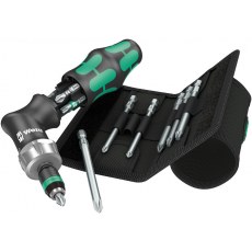 Wera Kraftform Kompakt Pistol RA 4 High Torque Ratcheting Screwdriver Set