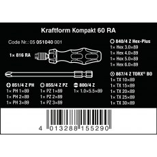 Wera Kraftform Kompakt 60 RA