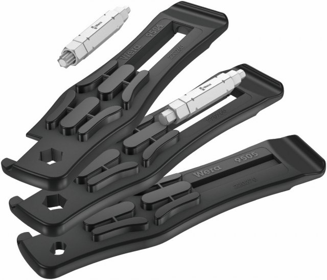 Wera Wera Bicycle Set 15 - Tyre Levers with 4 in 1 Bits, 5 piece